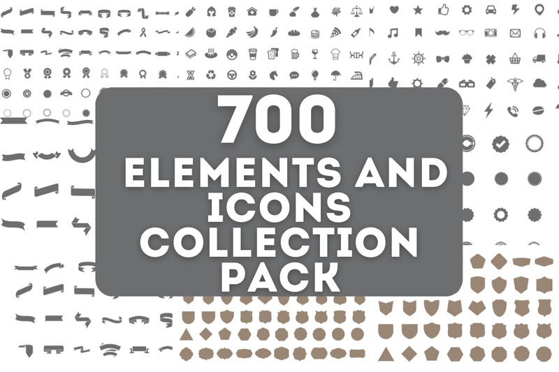 700 Elements and Icons Collection Pack - Features Image 8