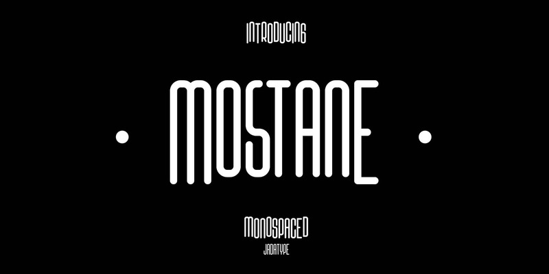Mostane - Police latine et cyrillique - Caractéristiques de l’image 1