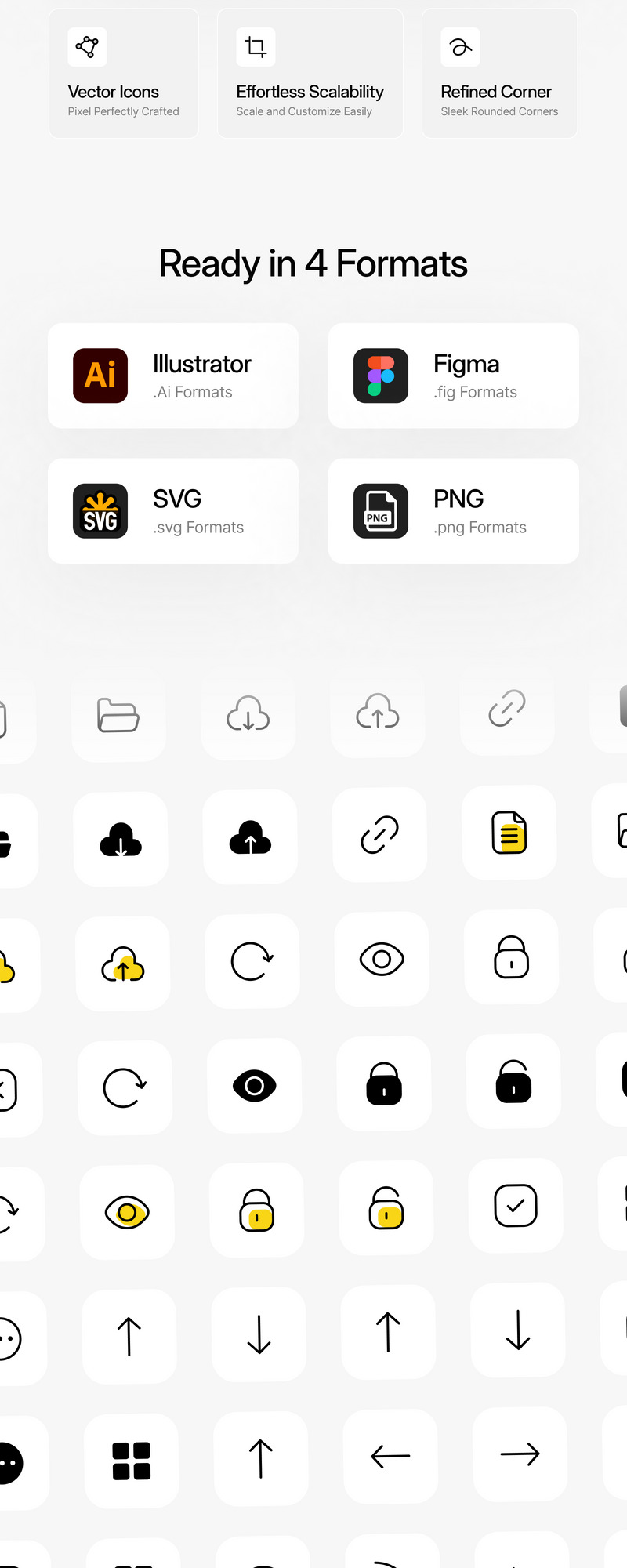 Set di icone delle interfacce utente Essentials V1 - Caratteristiche Immagine 2