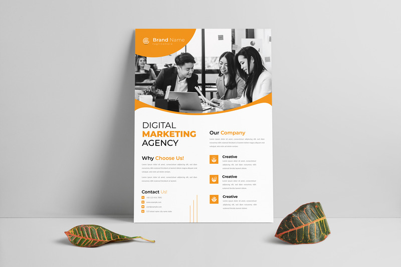 Digitális marketing szórólap sablon 01 - Features Image 2