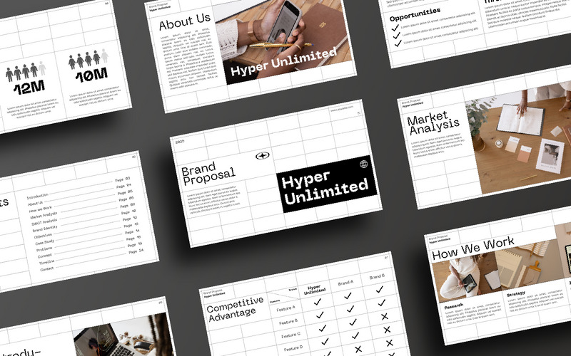 Hyper Unlimited - Canva Business Proposal Presentation Template - Features Image 1
