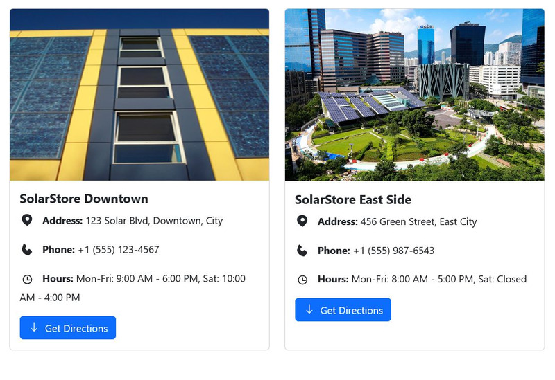 Negozio di attrezzature solari | Modello di sito Web reattivo per soluzioni energetiche sostenibili - Caratteristiche Immagine 5