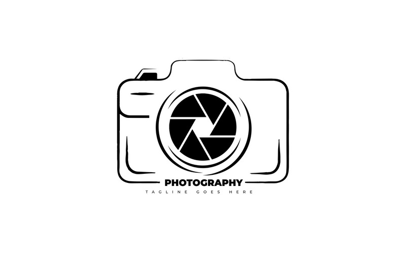 Шаблон векторного логотипа камеры фотографии - Features Image 1