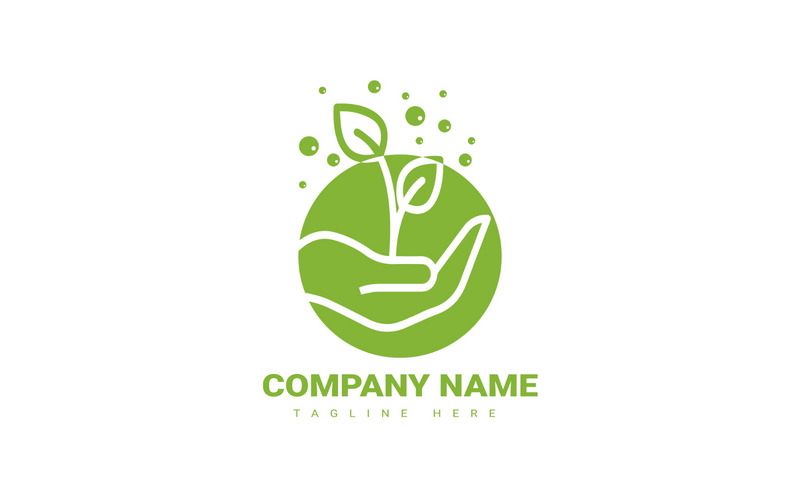 Abstrakcyjny naturalny wektor Logo szablon projektu - Obraz funkcji 1