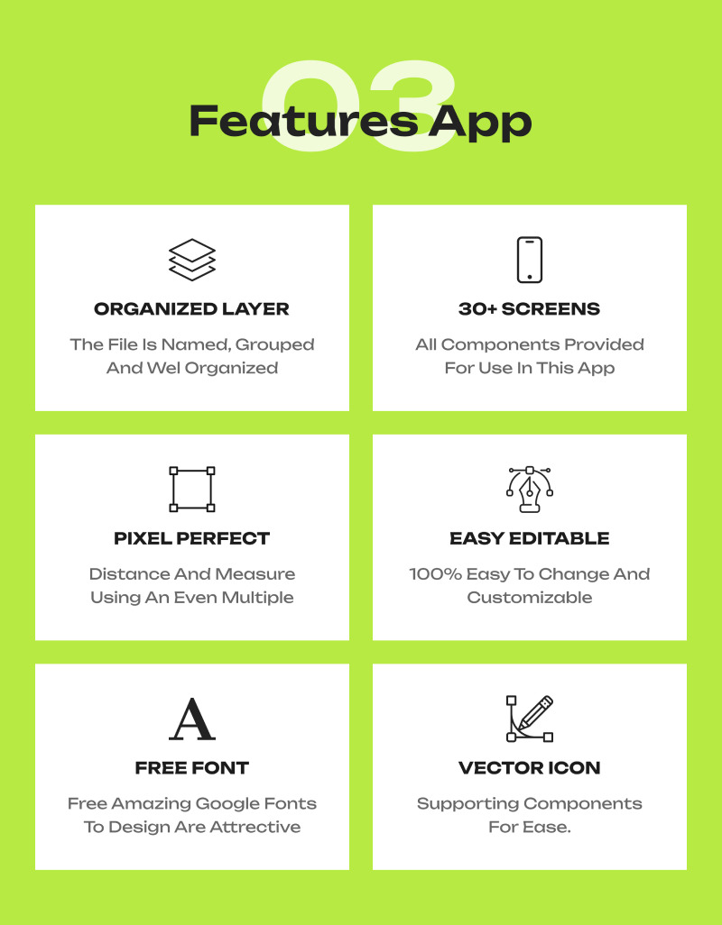 eBike - Electric Cycle Online Shop Figma Mobile App UI Kit - Features Image 4