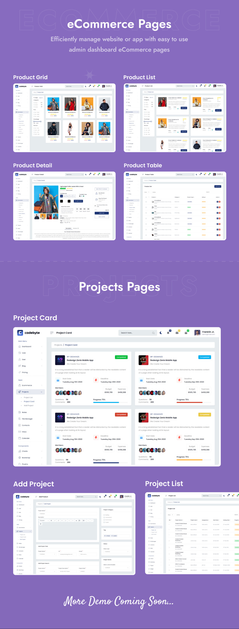 CodeByte – Codeigniter Saas Admin Dashboard Bootstrap Template