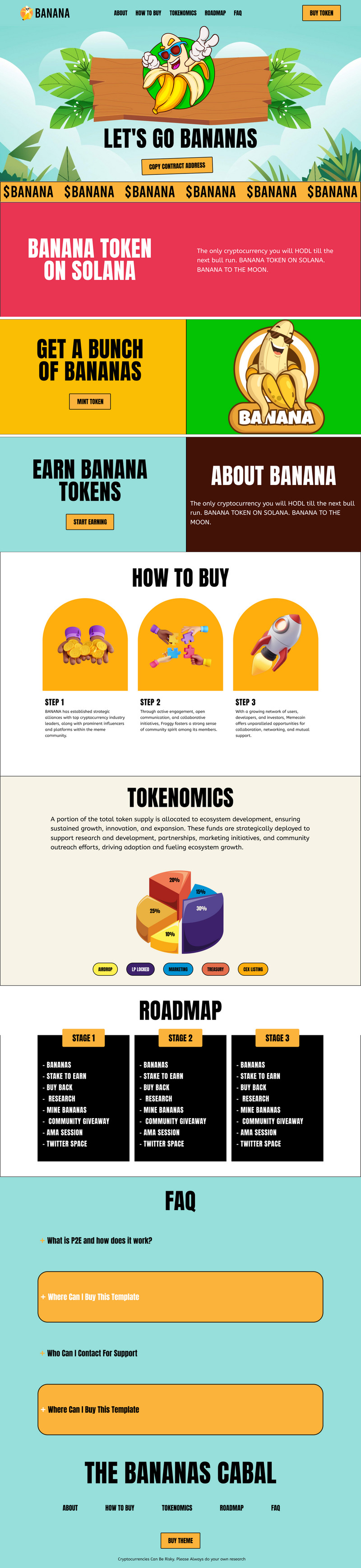 BANANA – Kripto Para Meme'i Elementor Açılış Sayfası - Features Image 1