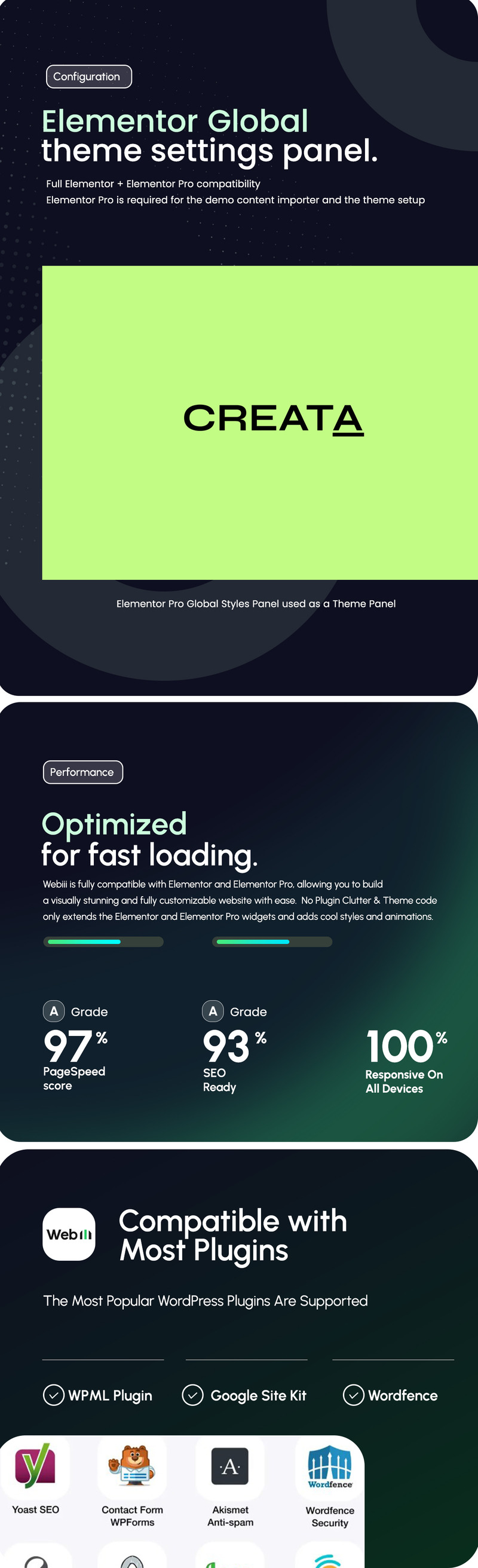 Creata - Tema WordPress para Agência de Marketing Digital - Features Image 2