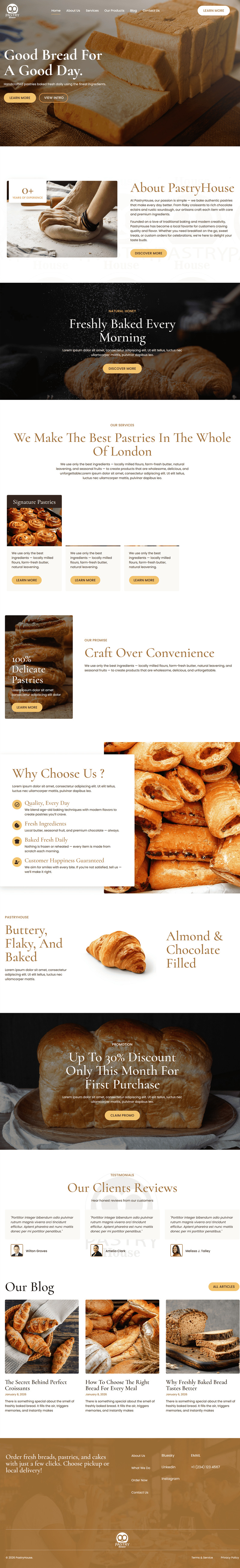 PastryHouse - Bakery & Pastries Template Kit - Features Image 1