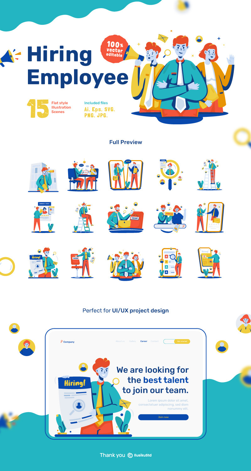 Mitarbeiter einstellen Grafiken - Eigenschaften Bild 1