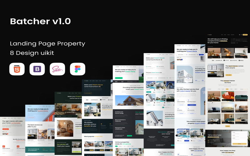 Batcher v1.0 - Design uikit - Features Image 1
