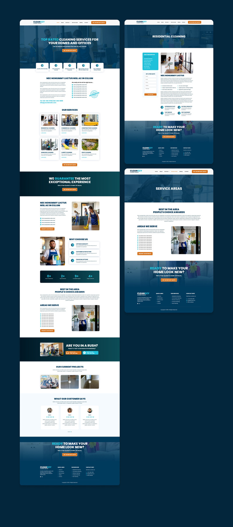 Cleanozy – Temizlik Şirketi ve Hizmetleri için Elementor WordPress Teması - Features Image 1