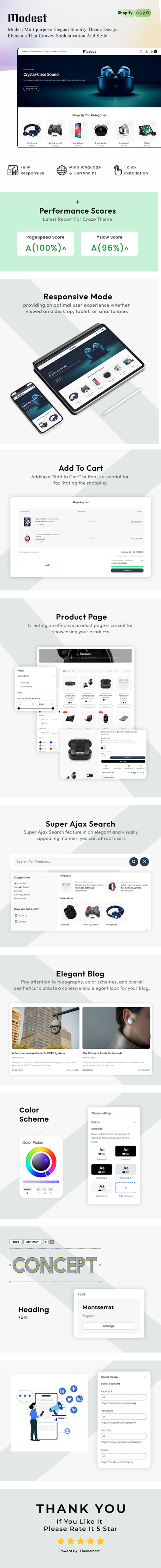 Modest - Nästa generations elektronik Shopify OS 2.0-tema - Features Image 1