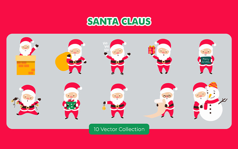 Kerstman Illustratie Set - Features Image 1