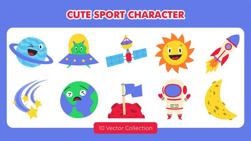 Şirin Uzay İllüstrasyon Seti - Features Image 1