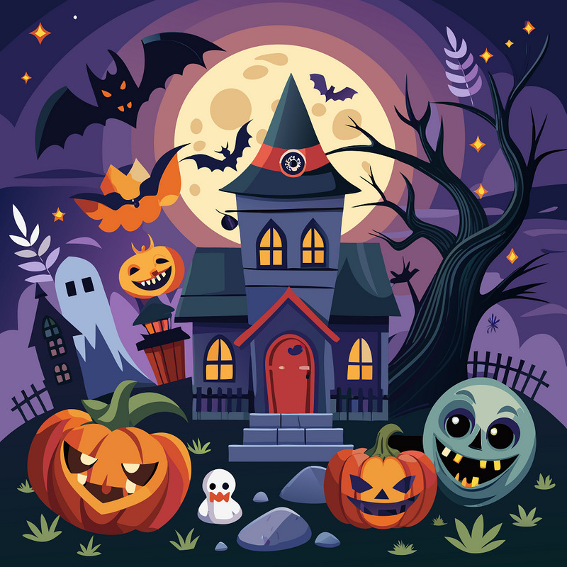 Cadılar Bayramı Fotoğraf Paketleri (PNG ve SVG) - Features Image 1