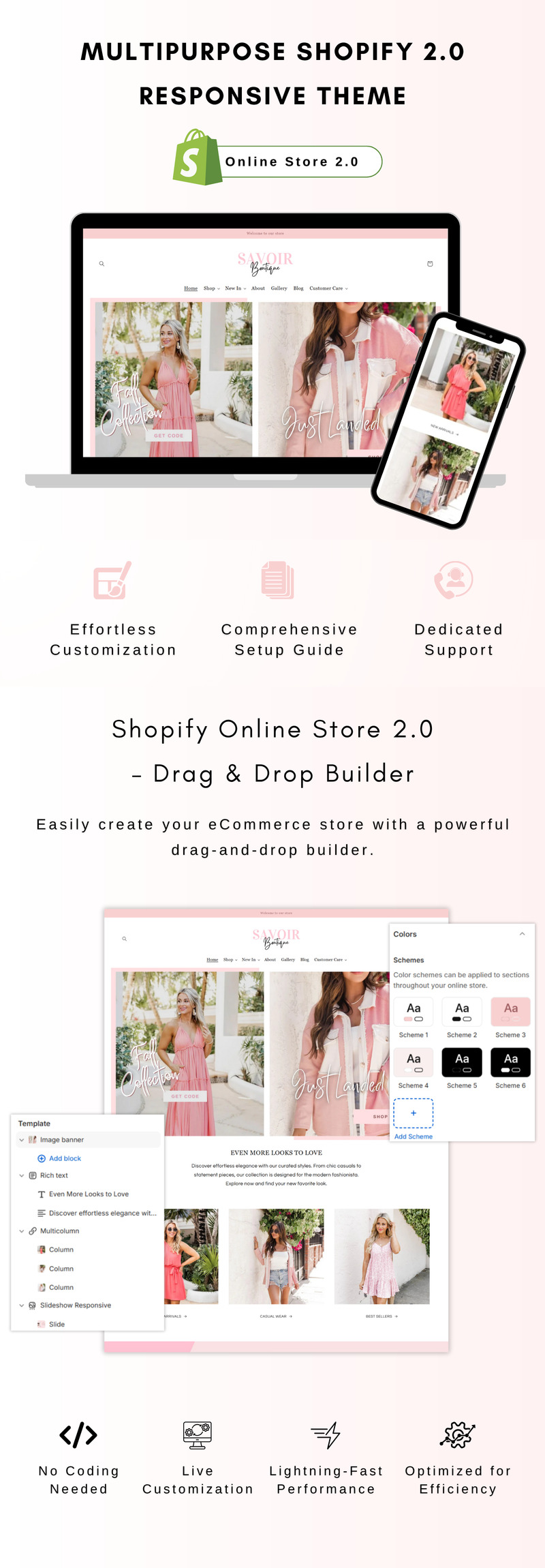 Savoir – Tema Shopify minimalista e moderno para lojas de moda, roupas e acessórios - Features Image 1