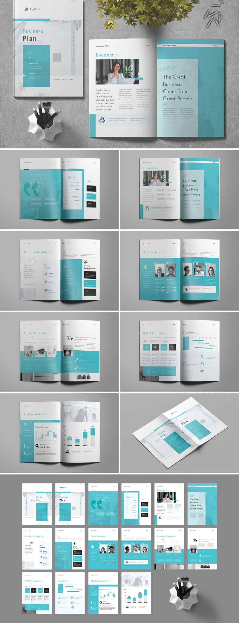 Business Plan - Brochure Template - Features Image 1