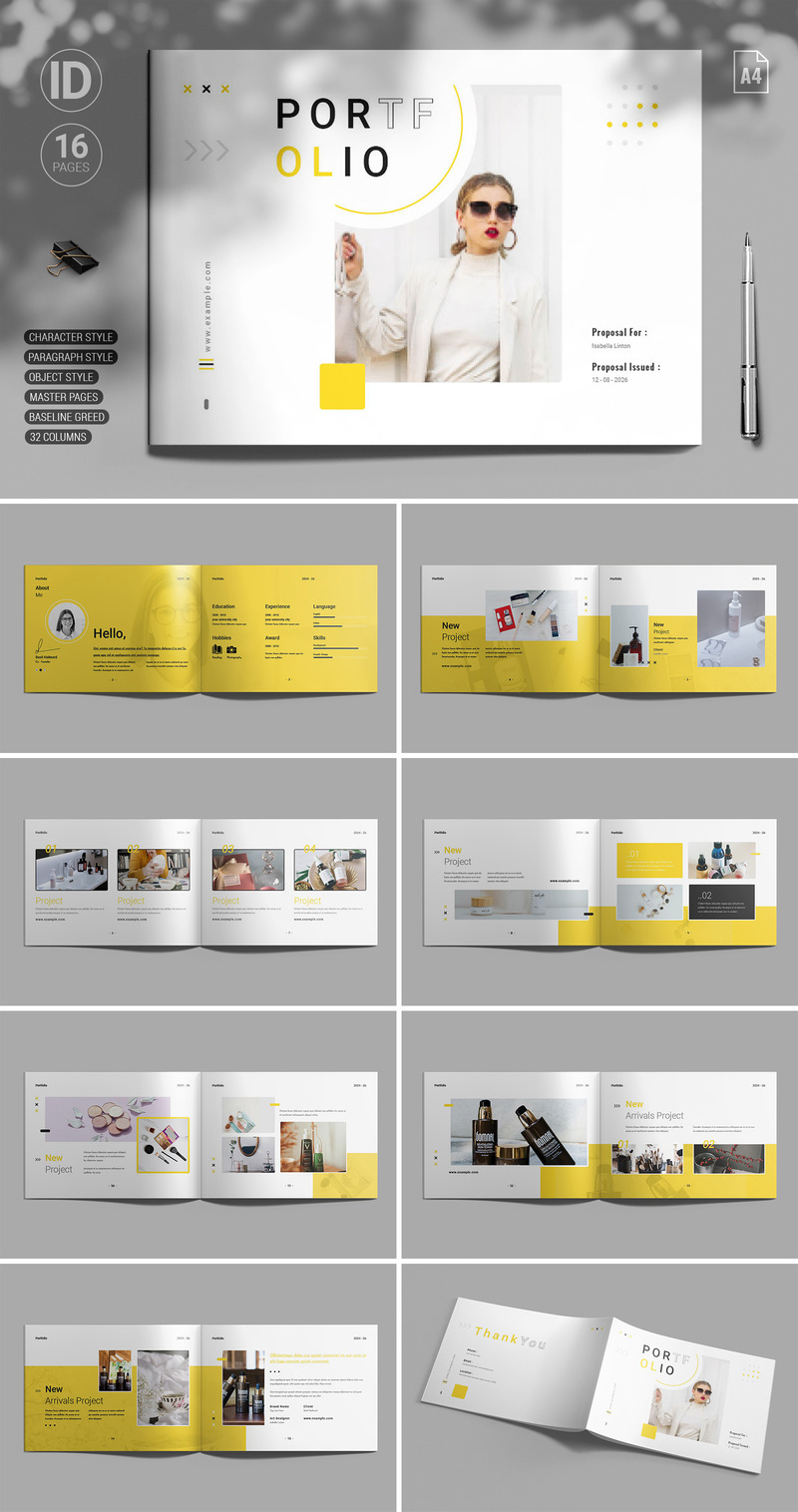Portfolio Template_InDesign - Features Image 1