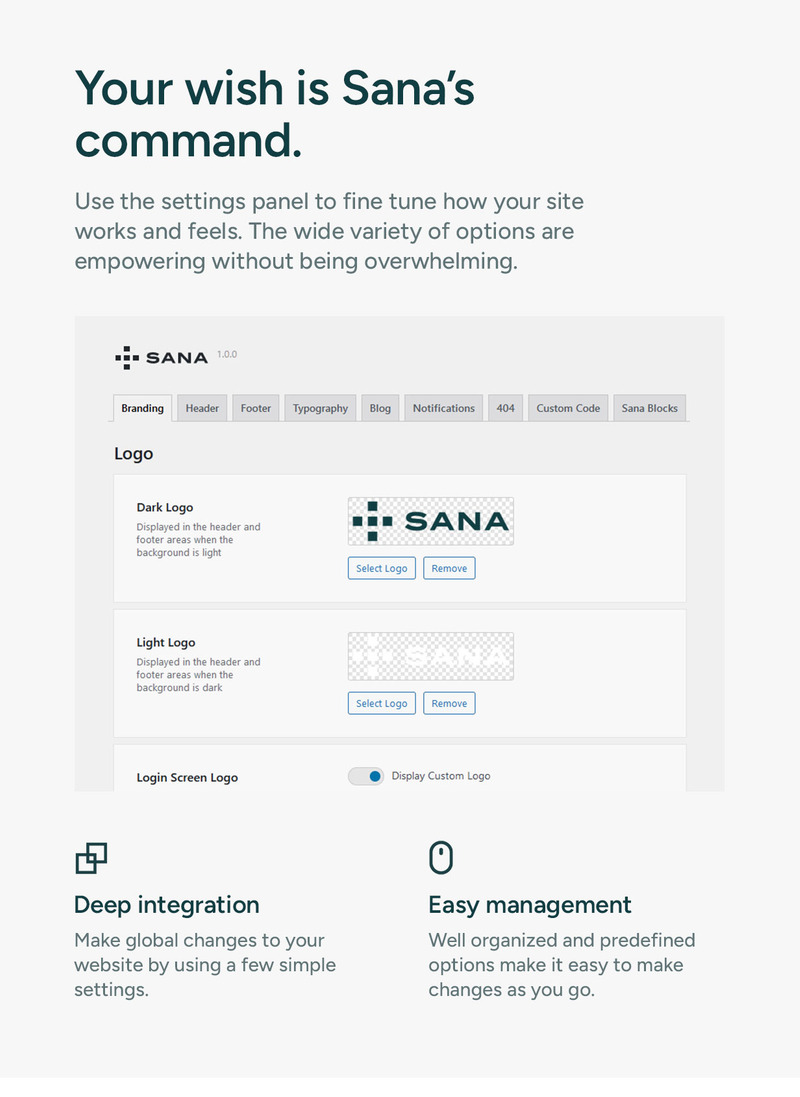 Sana | Lékařské téma WordPress - Features Image 6