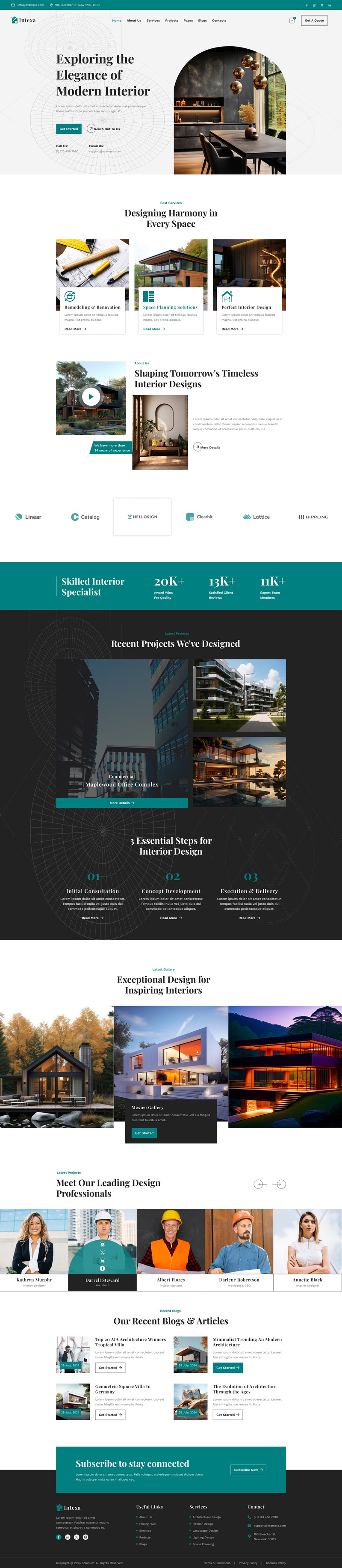 Intexa - Moderne Architectuur & Interieur Figma Template - Features Image 3