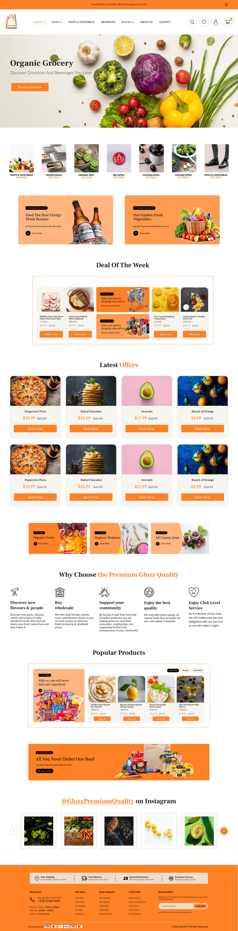 Glozz - Multipurpose eCommerce Figma Template - Features Image 2