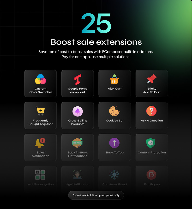 XTraps - Premium Fashion Shopify EComposer Page Builder Layouts - Features Image 4