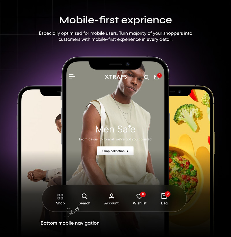 XTraps - Premium Fashion Shopify EComposer Page Builder Layouts - Features Image 2