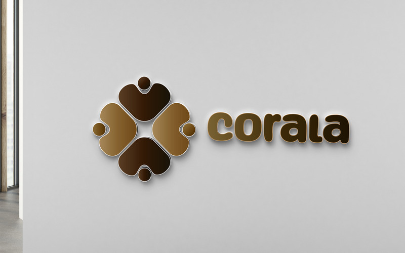 Modello Logo Corala Meraviglioso astratto - Caratteristiche Immagine 1