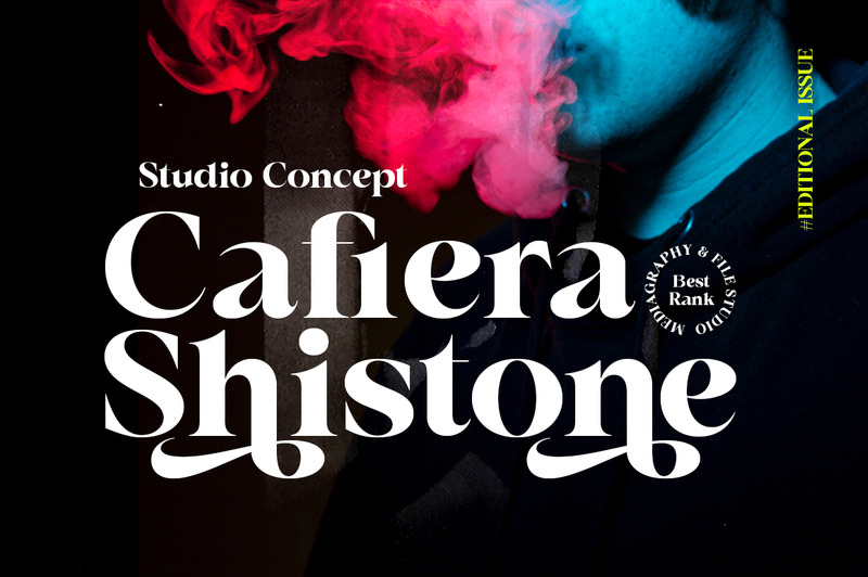 Display dei caratteri Riodis moderno - Caratteristiche Immagine 1