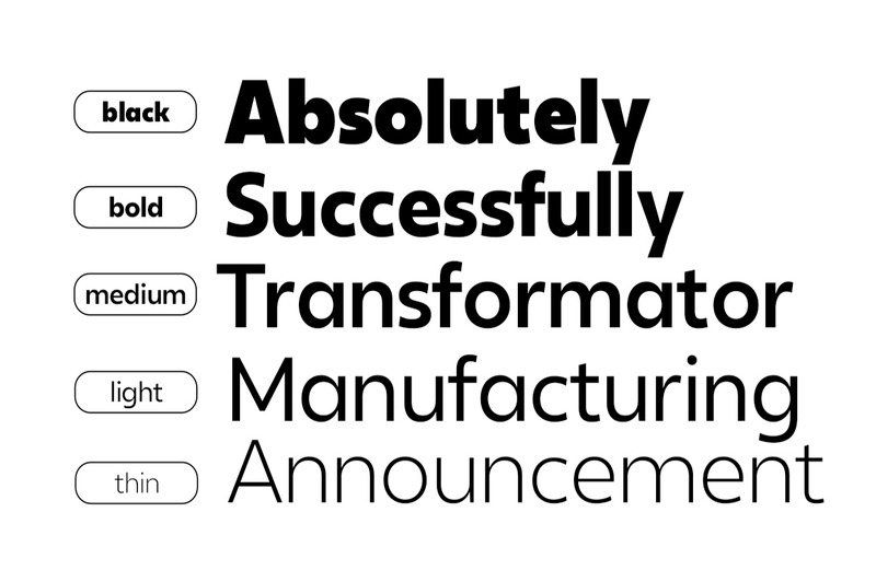 Carattere serif revolin moderno - Caratteristiche Immagine 8