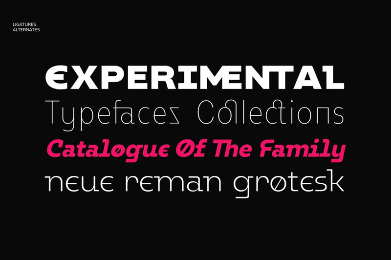 Famiglia serif Neue Reman Grotesk - Caratteristiche Immagine 7