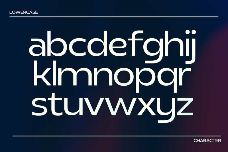 Carattere realista Clostan Sans Serif - Caratteristiche Immagine 11