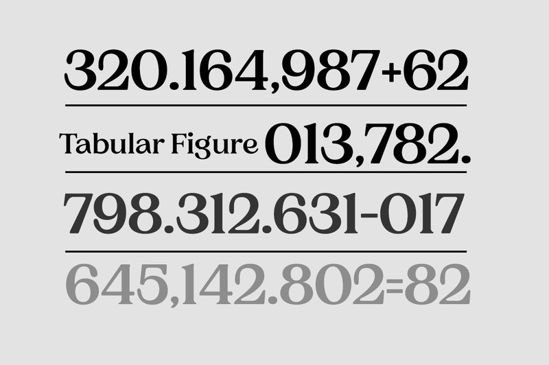 Carattere moderno Charman Serif - Caratteristiche Immagine 8