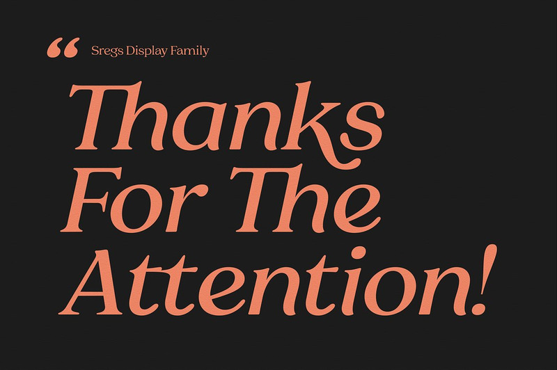 Sregs Serif Display Family - Features Image 21