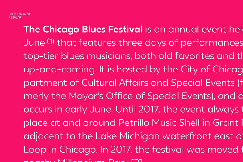 Famiglia serif Neue Reman Grotesk - Caratteristiche Immagine 12