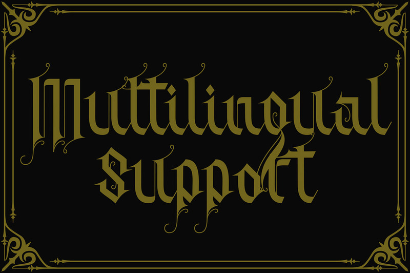 Carattere Alitun Incanor moderno - Caratteristiche Immagine 8