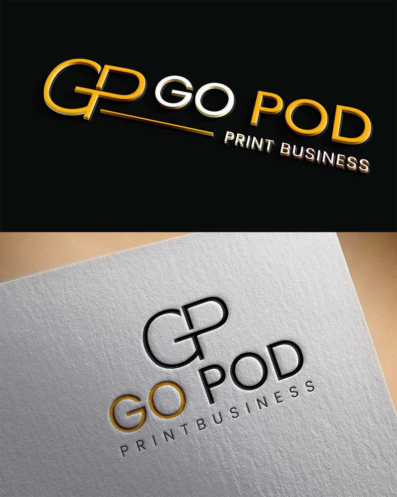 Kreativ och minimalistisk GP-logotypdesign - Features Image 1