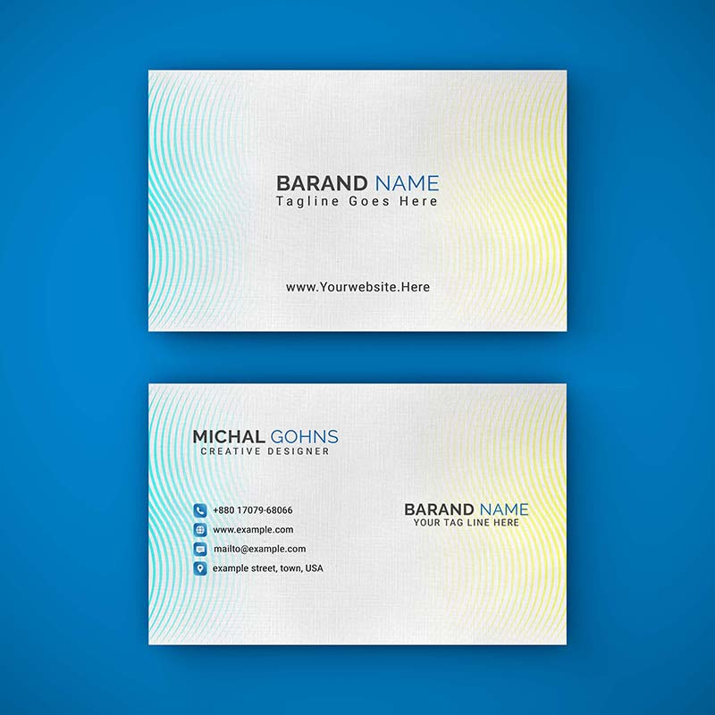 Corporate Business Card Template For your Company - Features Image 1
