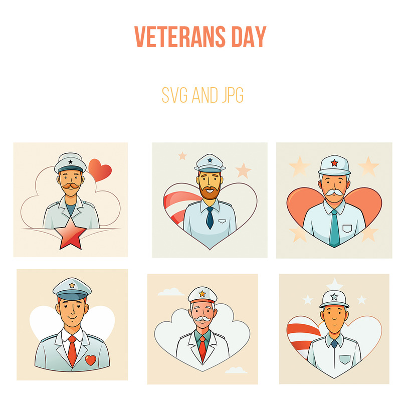 退伍军人节图形集 - Features Image 1