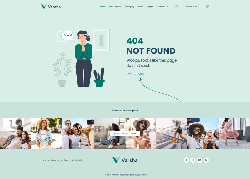 Varsha - Livsstil Personlig blogg Figma Mall - Features Image 7