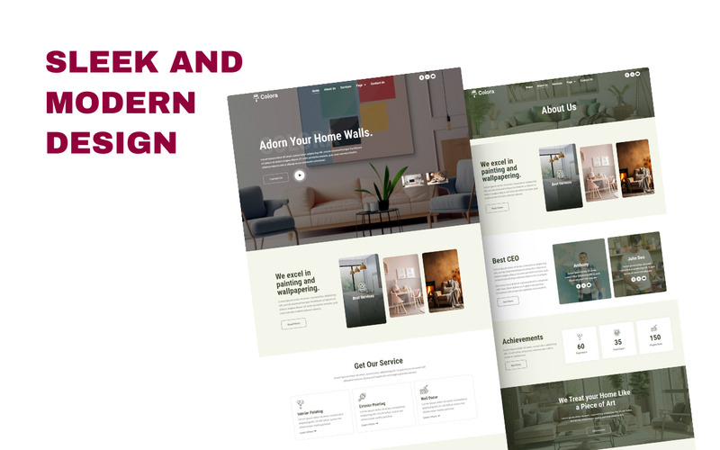 Colora Painting and Home Decor WordPress and Elementor Template - Features Image 3