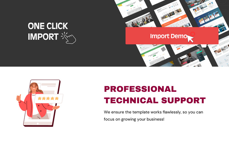 Chainix – WordPress Elementor Template Kit für Fahrradreparatur - Eigenschaften Bild 6