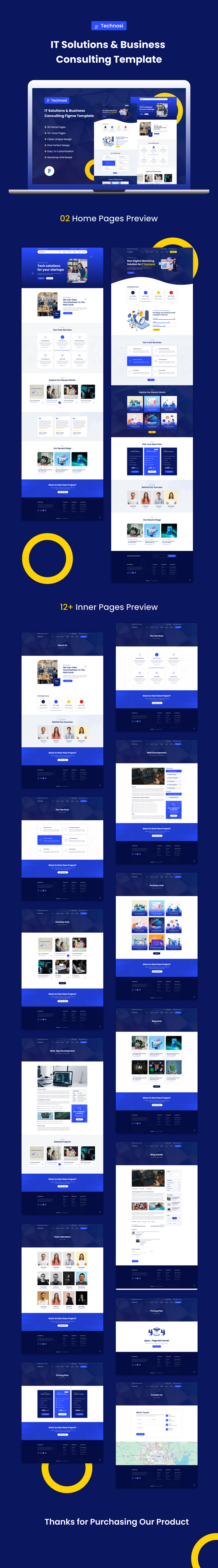Technosi - IT Solutions & Business Consulting Figma Mall - Features Image 1