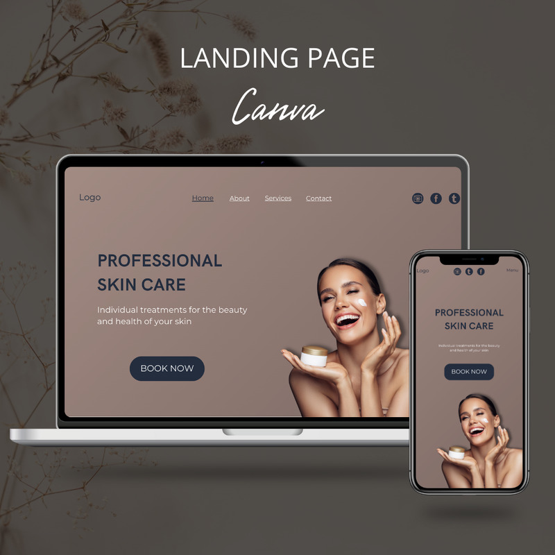 Canva 网站模板、Canva 网站、商店网站、适合任何企业的网站设计 - Features Image 1