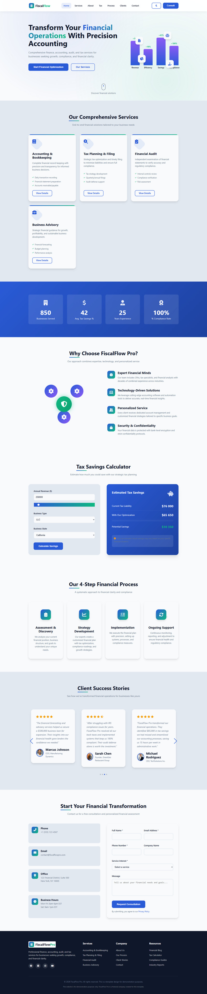 FiscalFlow | Finance | Multipurpose / Landing Page - Features Image 1