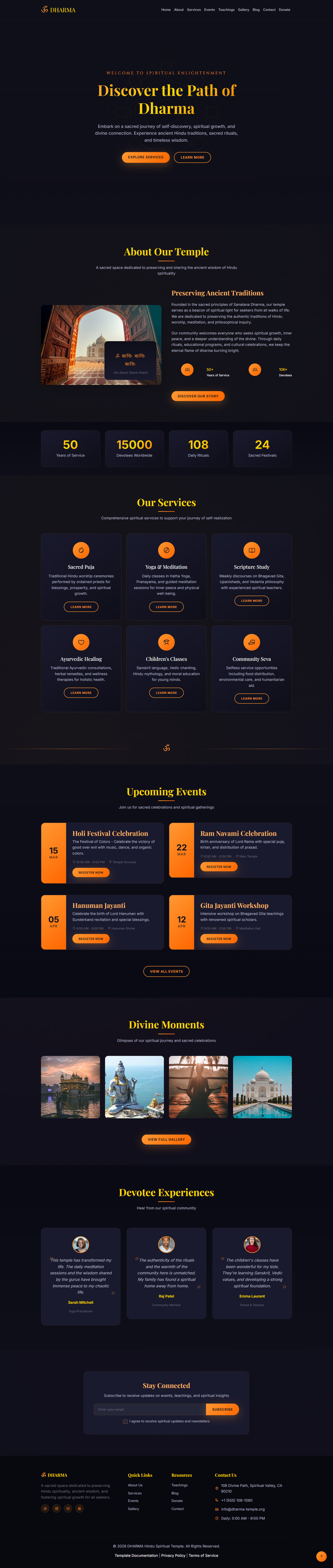 DHARMA | Hinduism Templates | - Features Image 1