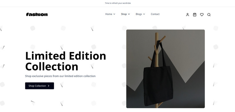 时尚 - 服装店网站模板 HTML5 Tailwind CSS - Features Image 1