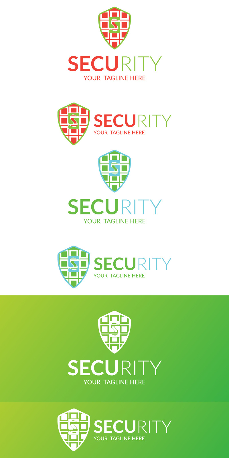 Modello di logo della lettera S di sicurezza - Caratteristiche Immagine 1