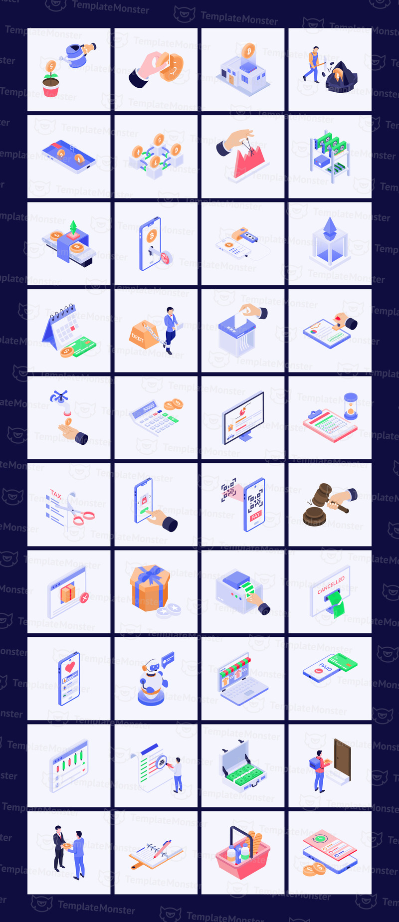 Набор изометрических иконок на каждый день - Features Image 4